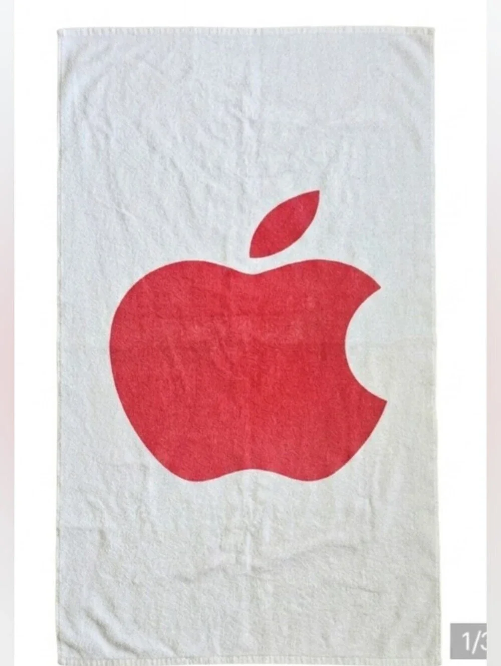 Vintage Apple MacIntosh Computers Beach Towel Pre-owned Off White